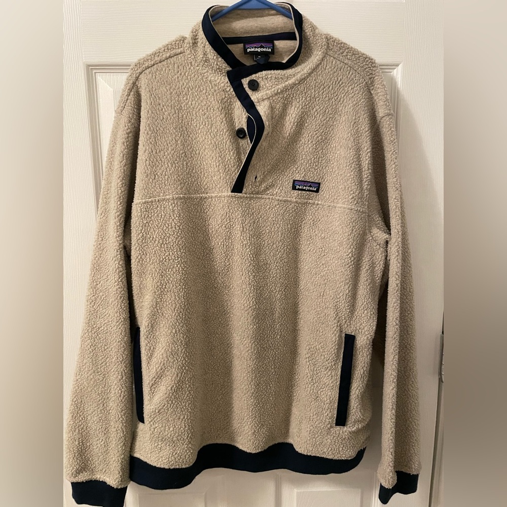 Patagonia Shearling Button Fleece Pullover